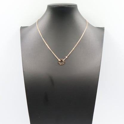 ラブサークル ネックレス 2PD ネックレス K18PG ダイヤモンド ピンクゴールド クリア ピンク カルティエ アクセサリー Cartier