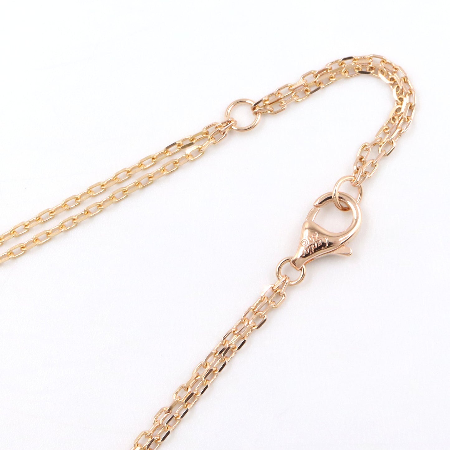 ラブサークル ネックレス 2PD ネックレス K18PG ダイヤモンド ピンクゴールド クリア ピンク カルティエ アクセサリー Cartier