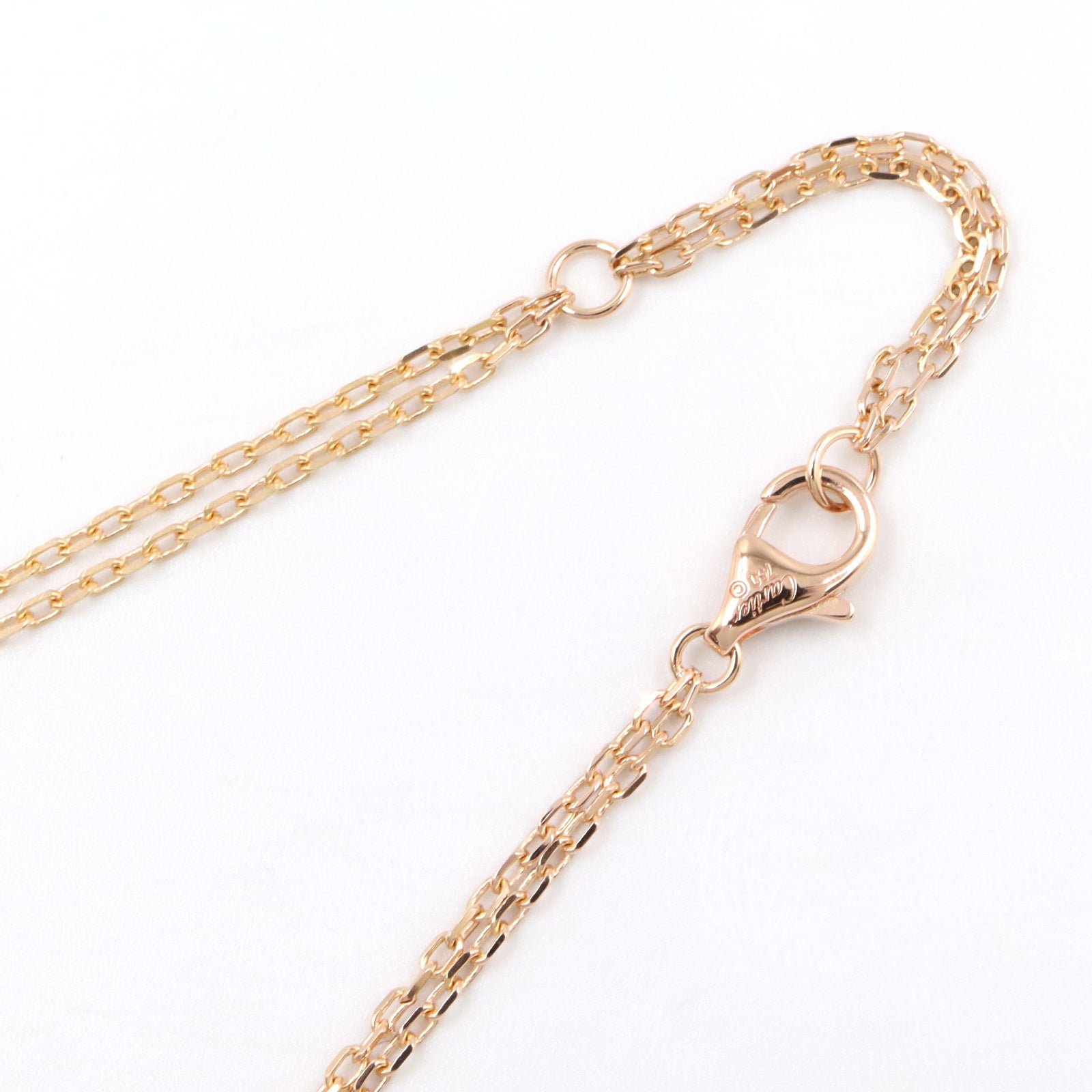 ラブサークル ネックレス 2PD ネックレス K18PG ダイヤモンド ピンクゴールド クリア ピンク カルティエ アクセサリー Cartier