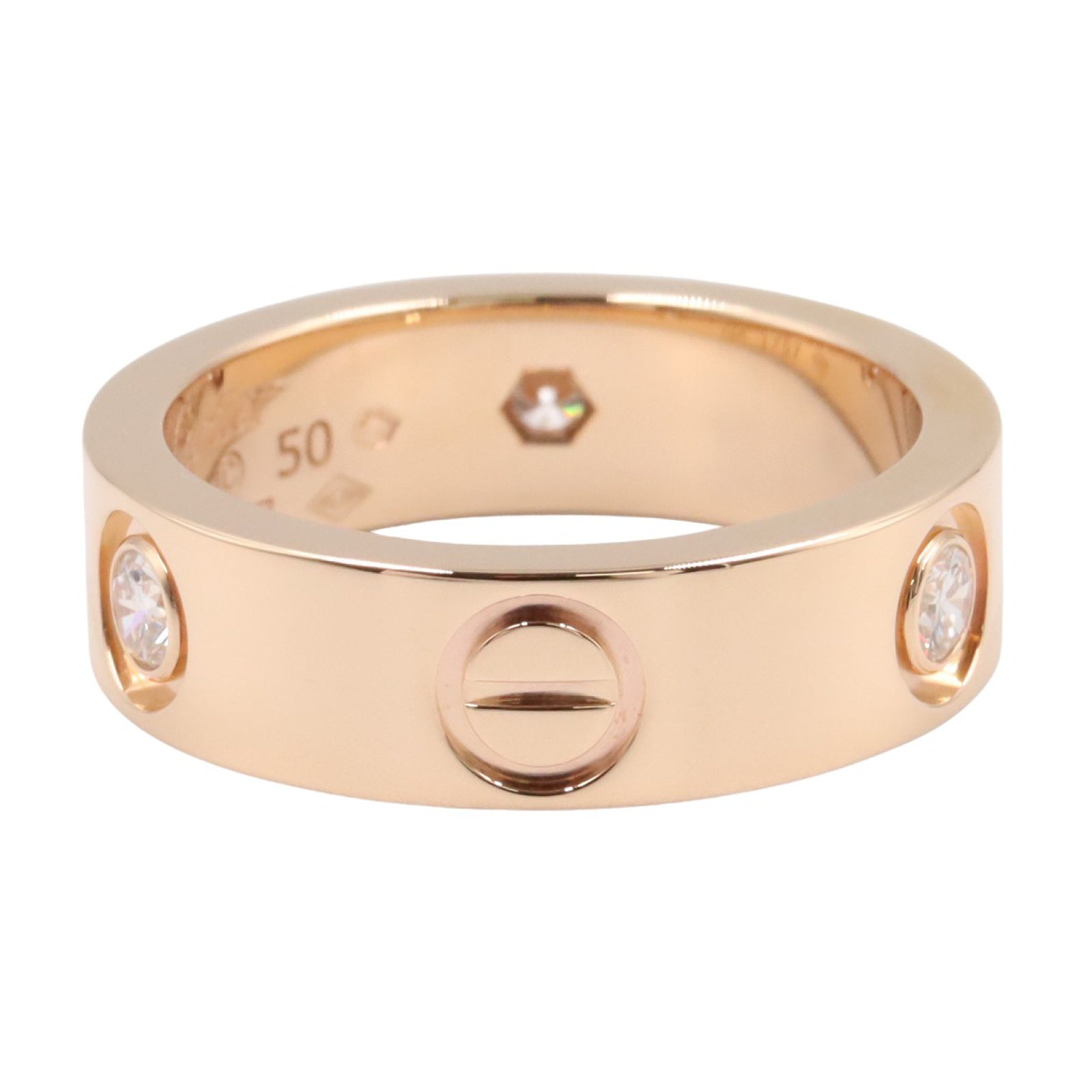 ラブリング3PD リング 指輪 K18PG ダイヤモンド ピンクゴールド クリア カルティエ アクセサリー Cartier