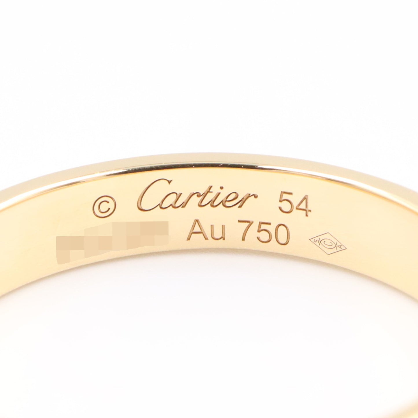 ミニラブリング リング 指輪 K18YG イエローゴールド カルティエ アクセサリー Cartier