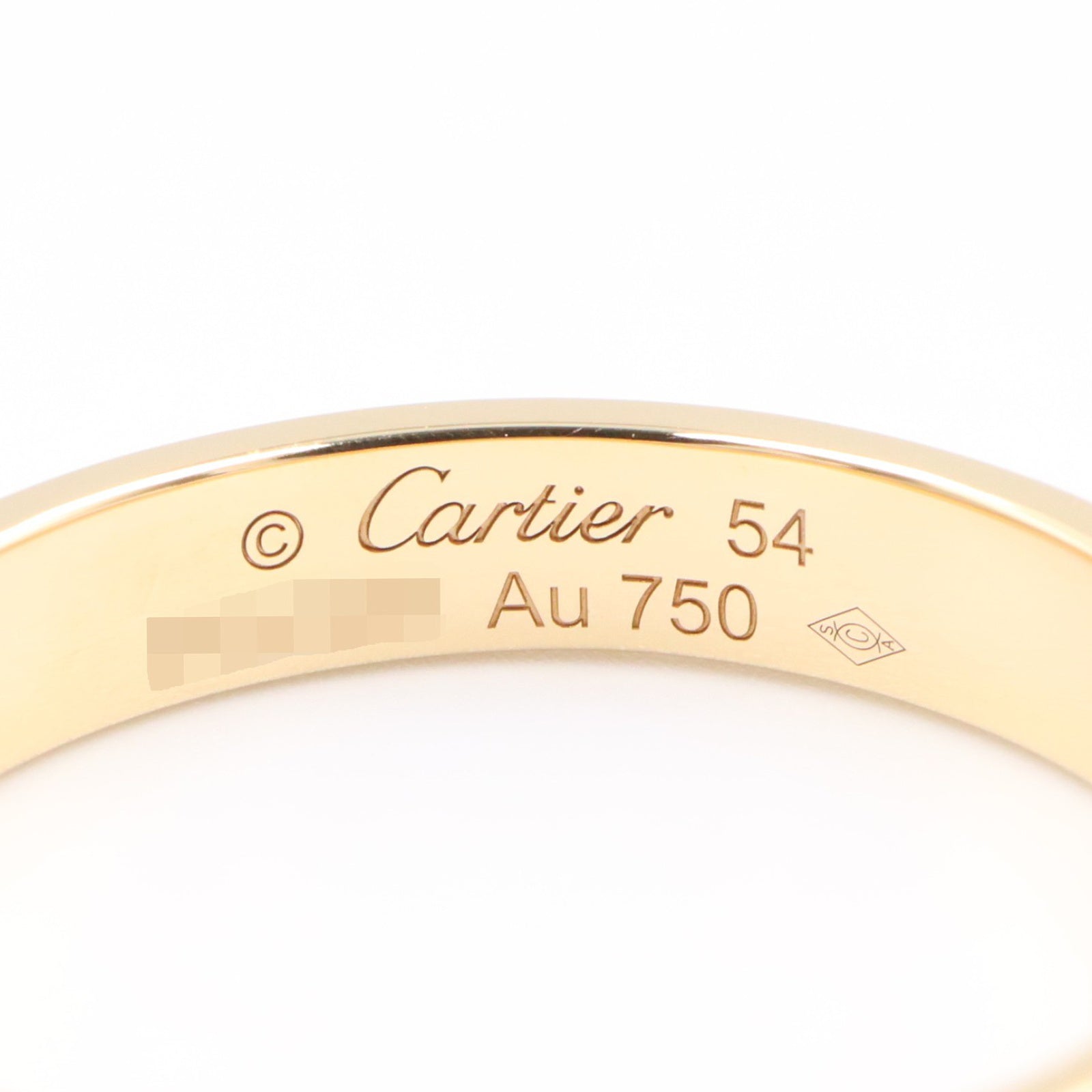 ミニラブリング リング 指輪 K18YG イエローゴールド カルティエ アクセサリー Cartier
