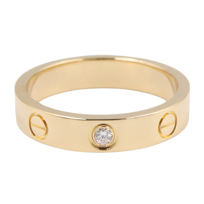 ミニラブリング 1PD リング 指輪 K18YG ダイヤモンド イエローゴールド クリア カルティエ アクセサリー Cartier