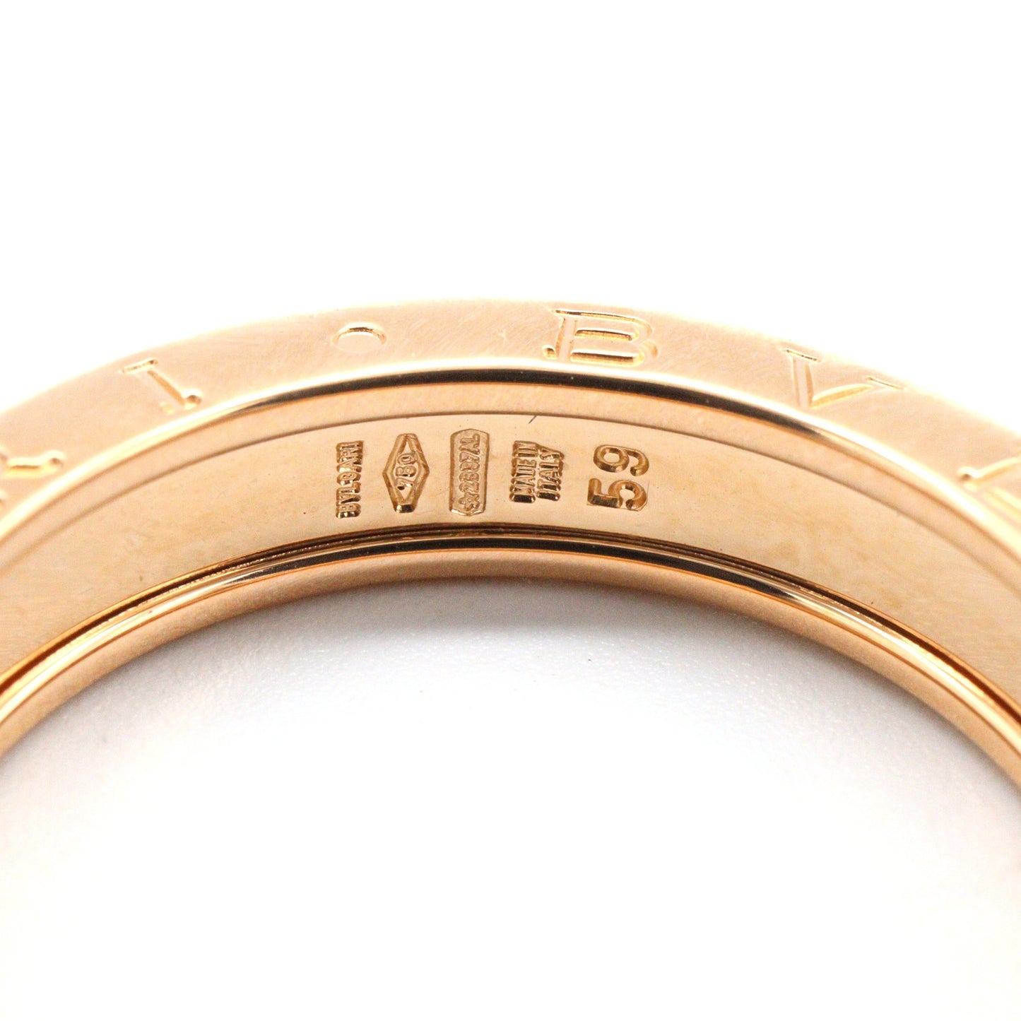 B-zero1 ビーゼロワン リング 1バンド リング 指輪 K18PG ピンクゴールド ブルガリ アクセサリー BVLGARI