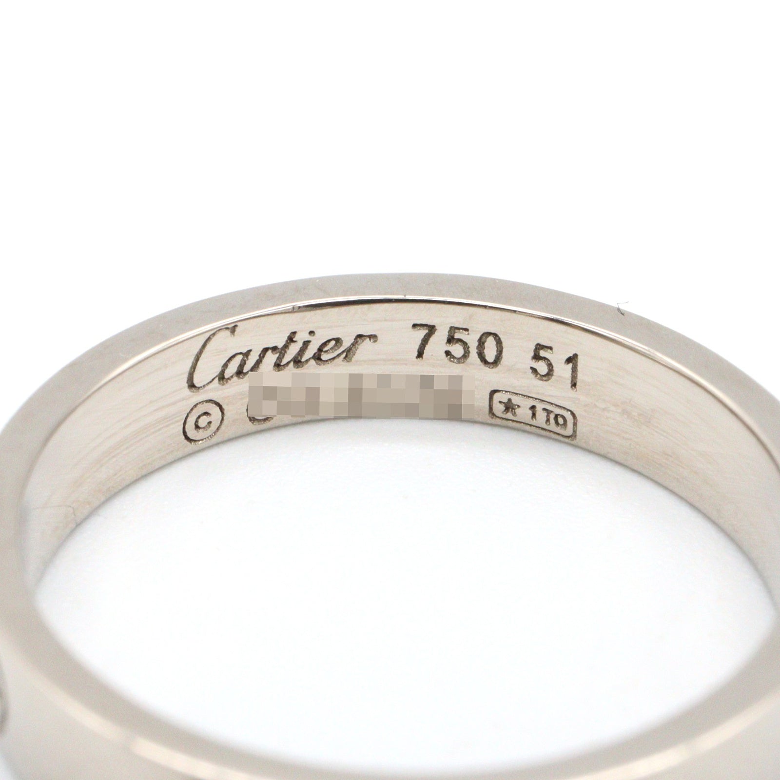 ミニラブリング リング 指輪 K18WG ホワイトゴールド カルティエ アクセサリー Cartier