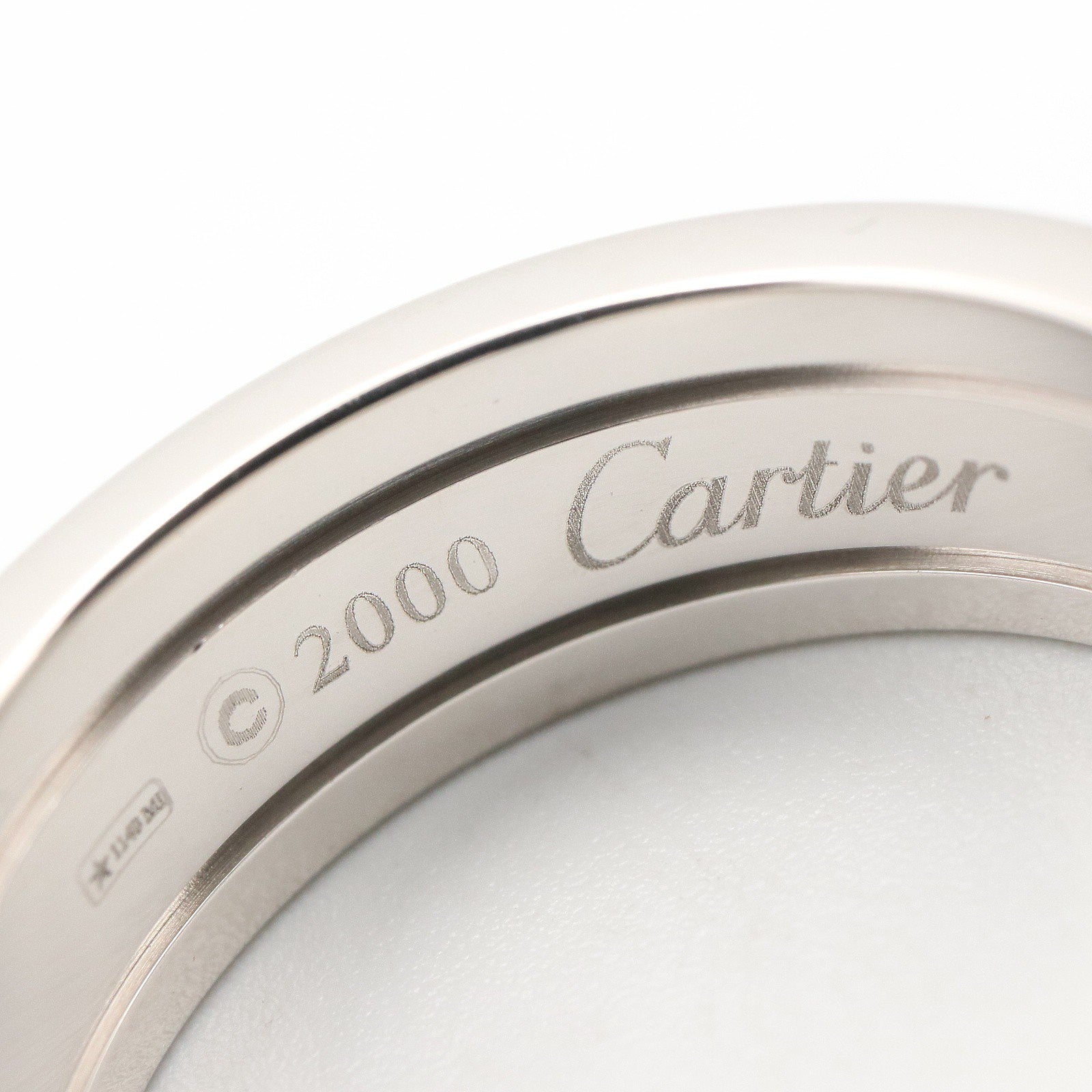 C2 リング リング 指輪 K18WG シルバー ホワイトゴールド カルティエ アクセサリー Cartier