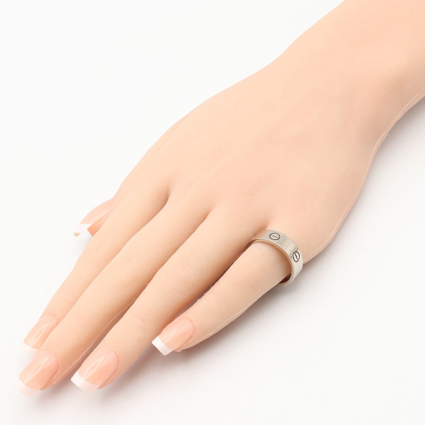 ラブリング リング 指輪 K18WG シルバー ホワイトゴールド カルティエ アクセサリー Cartier