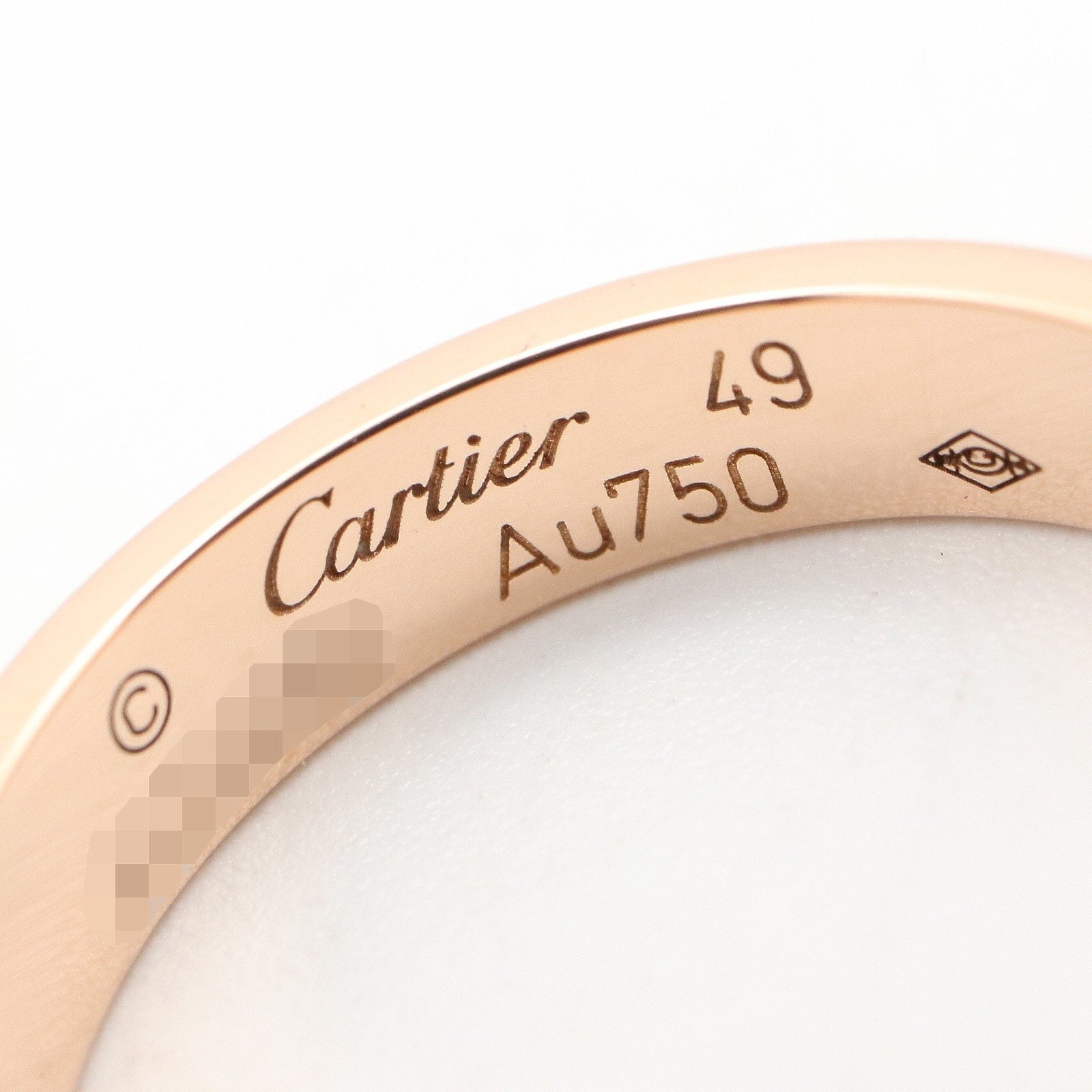ミニラブ リング リング 指輪 K18PG ゴールド ピンクゴールド カルティエ アクセサリー Cartier