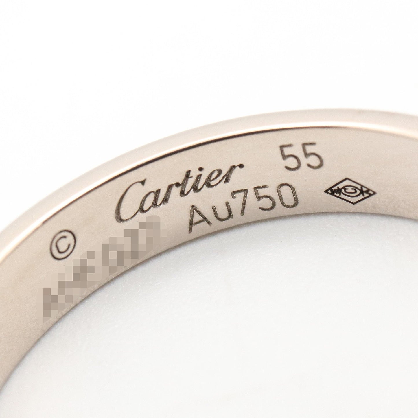 ミニラブリング リング 指輪 K18WG シルバー ホワイトゴールド カルティエ アクセサリー Cartier