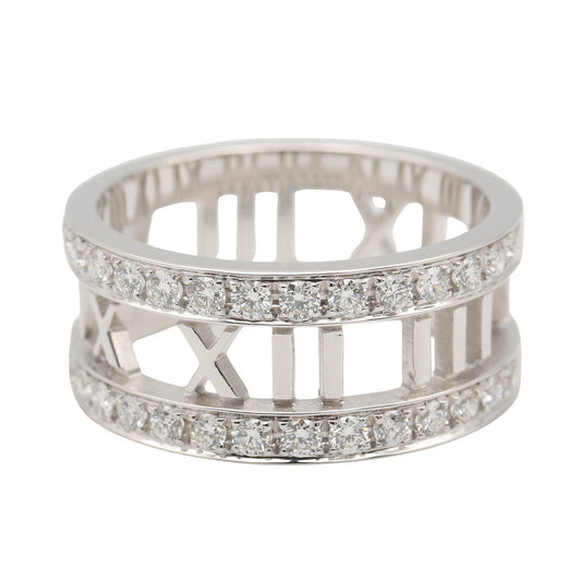 オープン アトラス ダイヤ リング リング 指輪 K18WG ダイヤモンド クリア ホワイトゴールド ティファニー アクセサリー TIFFANY & Co.