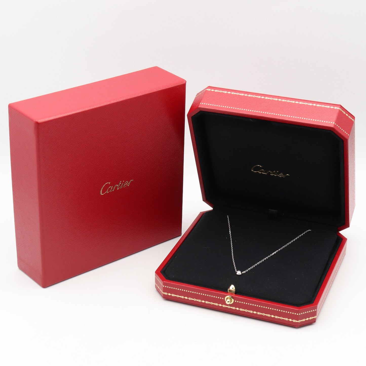 ダムール SM ネックレス ネックレス K18WG ダイヤモンド クリア ホワイトゴールド カルティエ アクセサリー Cartier