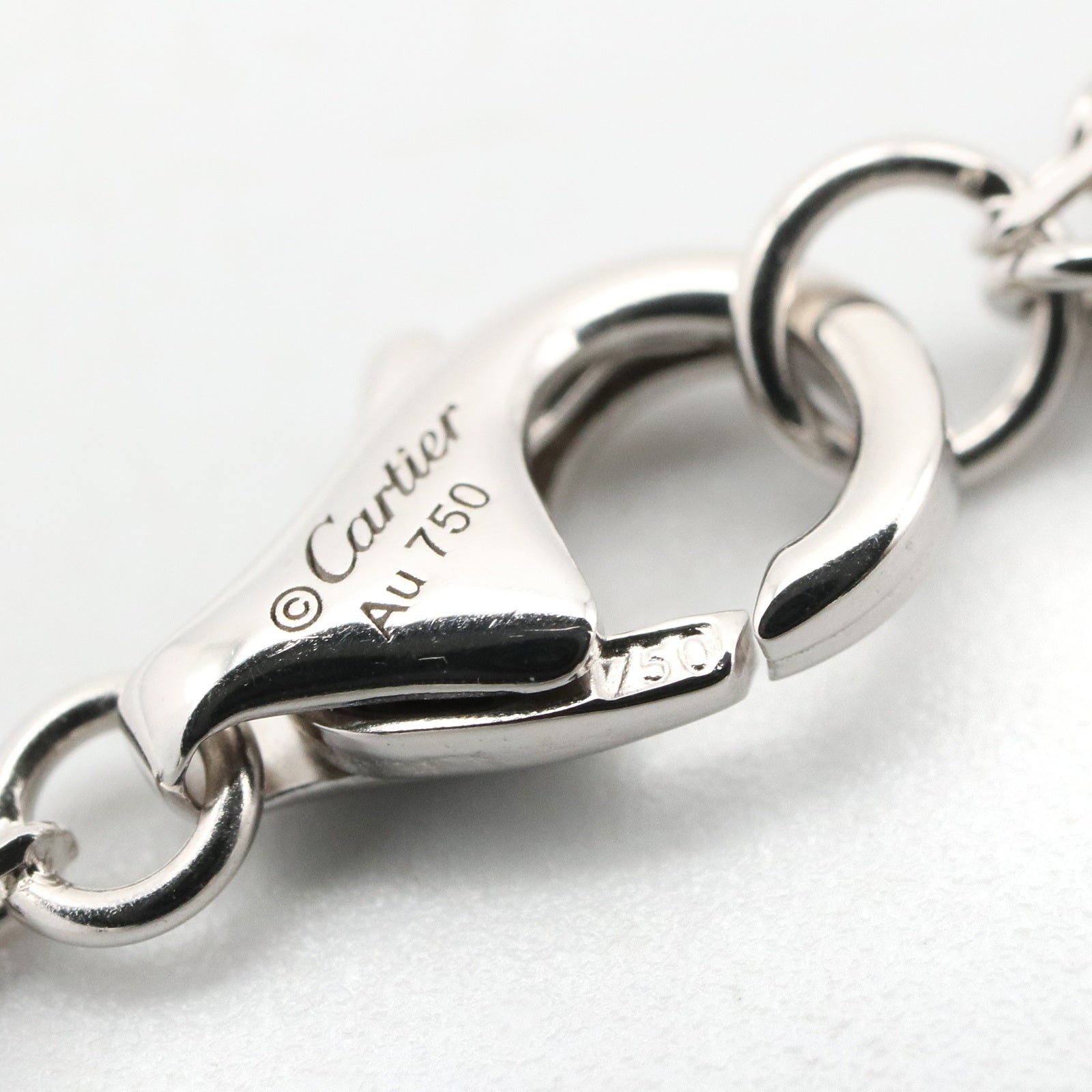 ダムール SM ネックレス ネックレス K18WG ダイヤモンド クリア ホワイトゴールド カルティエ アクセサリー Cartier