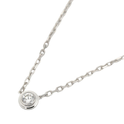 ダムール SM ネックレス ネックレス K18WG ダイヤモンド クリア ホワイトゴールド カルティエ アクセサリー Cartier