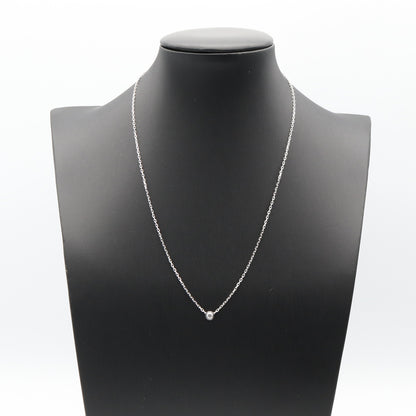 ダムール SM ネックレス ネックレス K18WG ダイヤモンド クリア ホワイトゴールド カルティエ アクセサリー Cartier