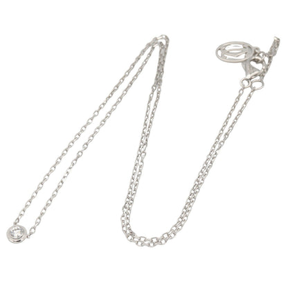 ダムール SM ネックレス ネックレス K18WG ダイヤモンド クリア ホワイトゴールド カルティエ アクセサリー Cartier