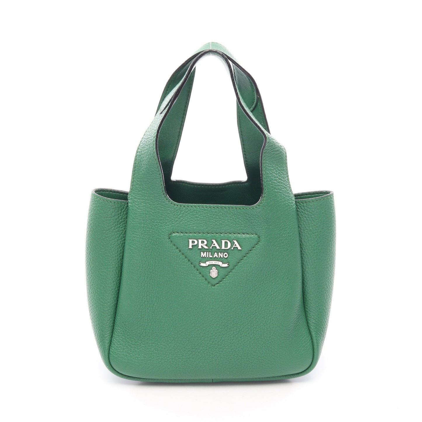リエゾン ミニ ハンドバッグ レザー グリーン プラダ バッグ PRADA