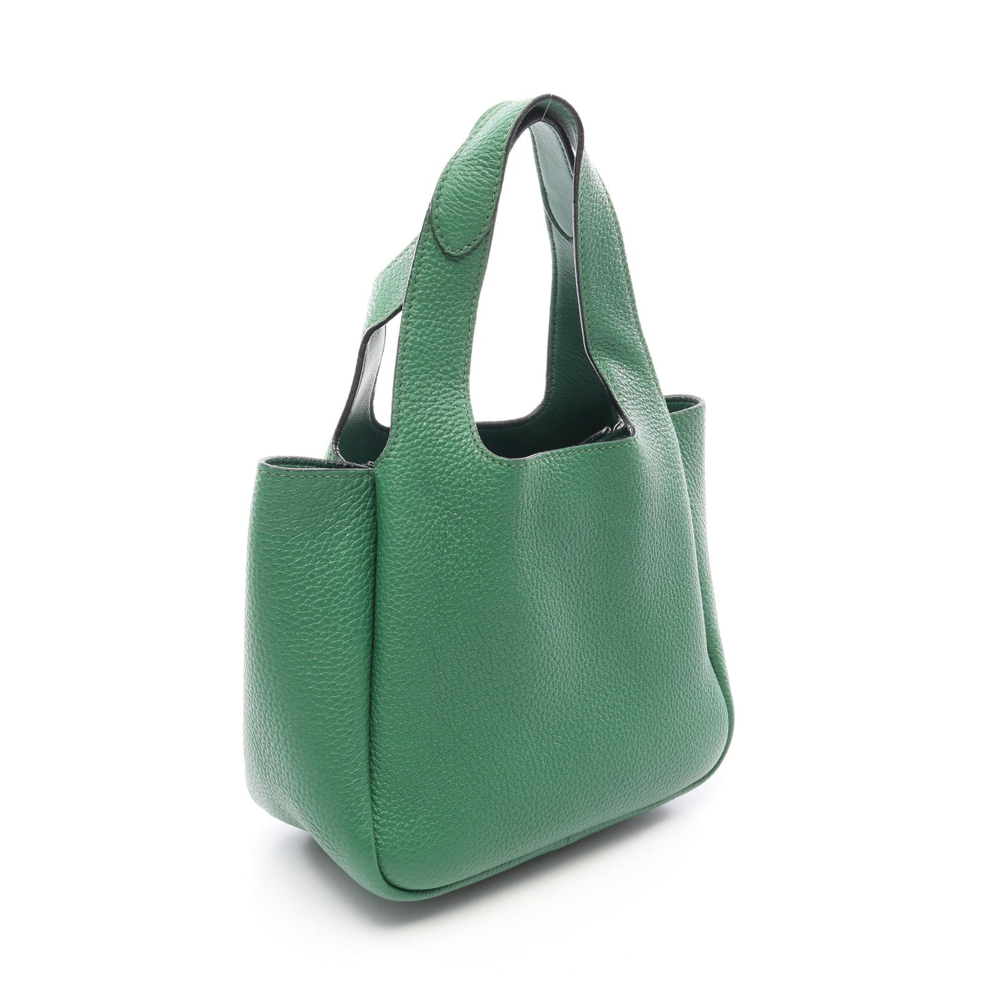 リエゾン ミニ ハンドバッグ レザー グリーン プラダ バッグ PRADA