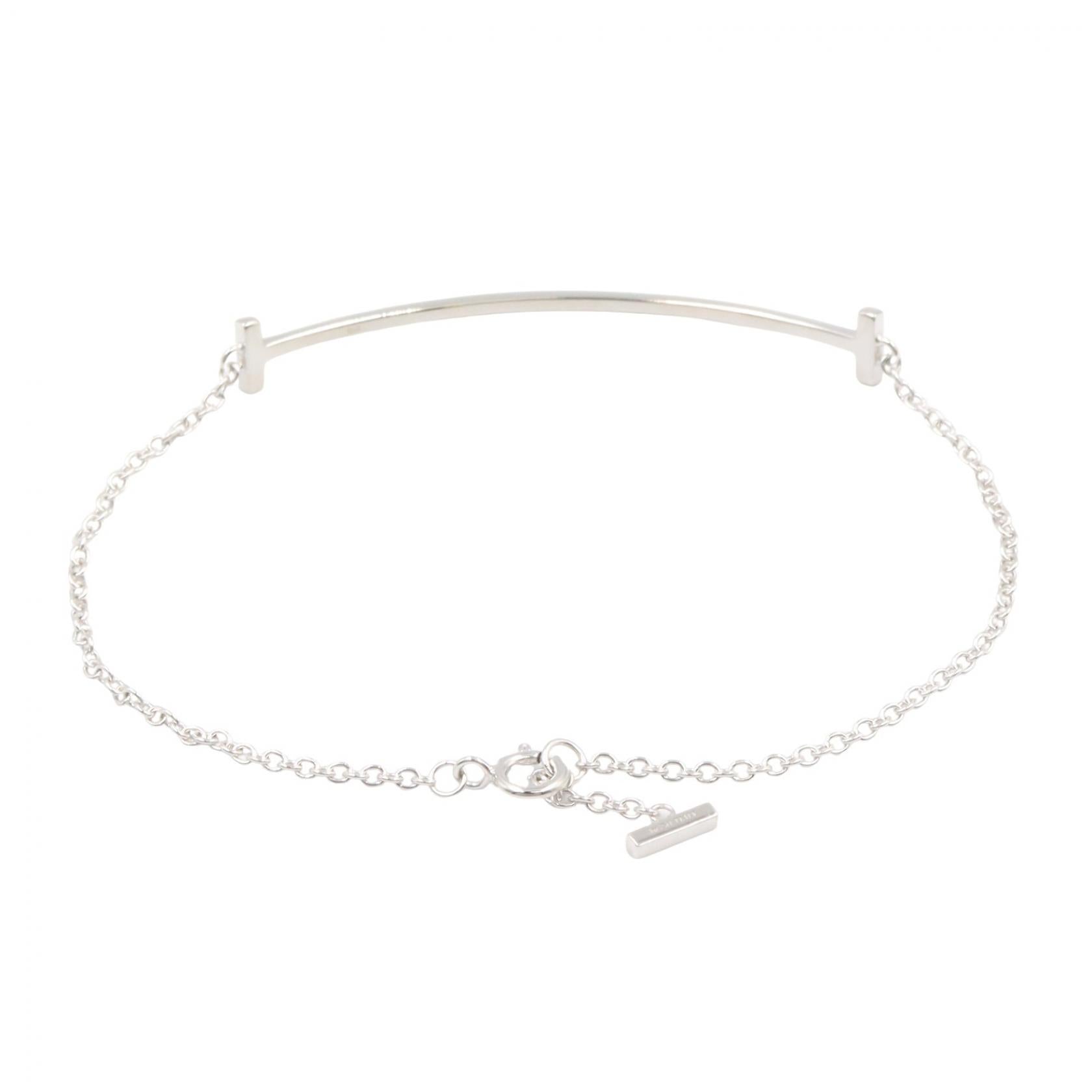 Tスマイル ブレスレット ブレスレット K18WG ホワイトゴールド ティファニー アクセサリー TIFFANY & Co.