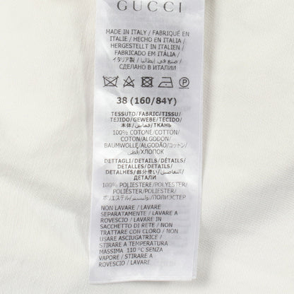 コットンドレス ワンピース コットン ホワイト ネイビー グッチ