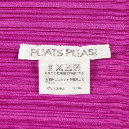 プリーツ カーディガン パープル プリーツプリーズ トップス PLEATS PLEASE