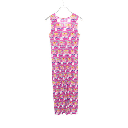 プリーツ ノースリーブ WASH ワンピース ピンク マルチカラー プリーツプリーズ ワンピース PLEATS PLEASE