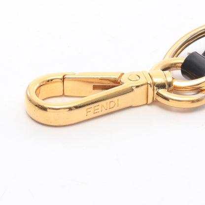 オーロック バッグチャーム キーホルダー GP レザー ゴールド ブラック フェンディ 財布・小物 FENDI
