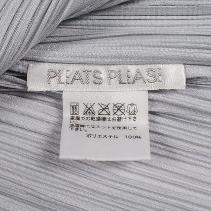 プリーツ カーディガン ライトグレー プリーツプリーズ トップス PLEATS PLEASE