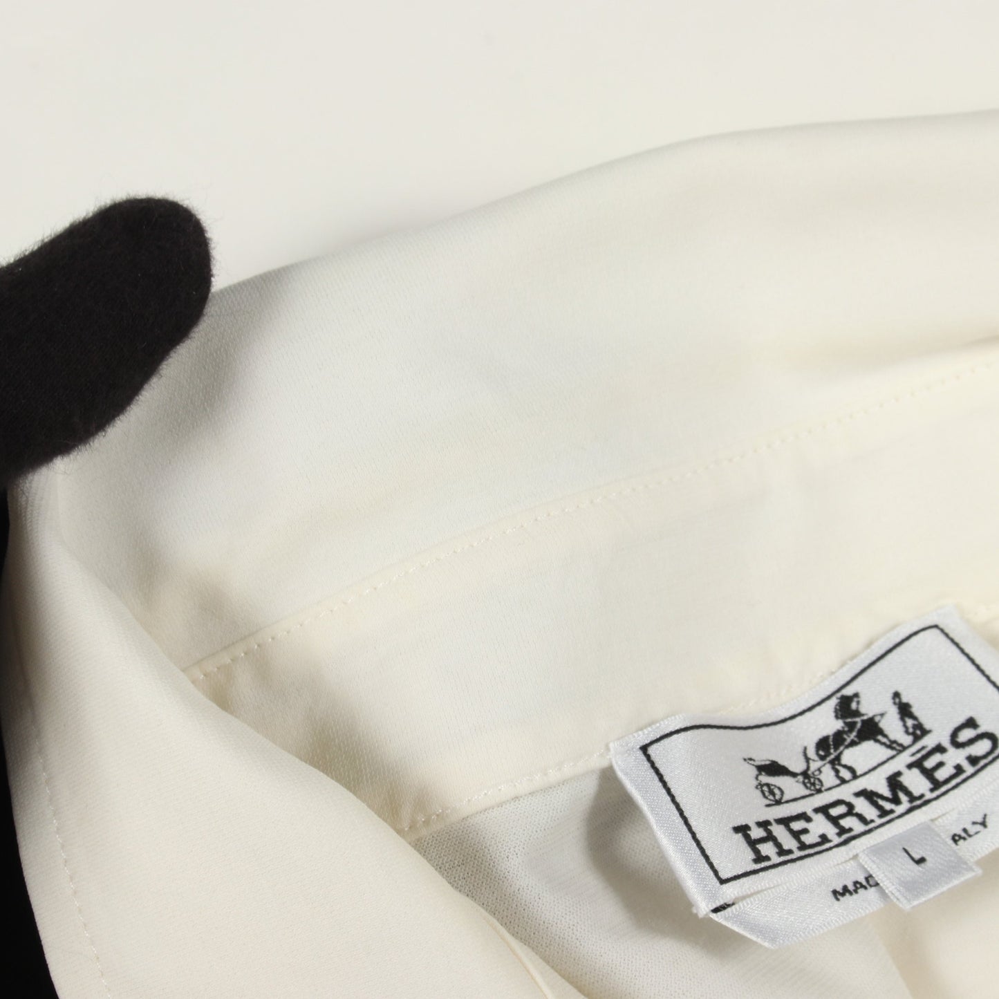 半袖 ポロシャツ コットン ホワイト エルメス トップス HERMES