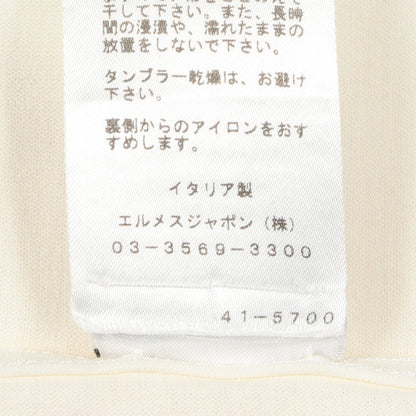 半袖 ポロシャツ コットン ホワイト エルメス トップス HERMES