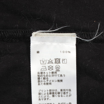 ハーバリウム 半袖Tシャツ コットン ブラック エルメス