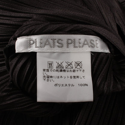 プリーツ ノースリーブ ワンピース ダークグリーン プリーツプリーズ ワンピース PLEATS PLEASE