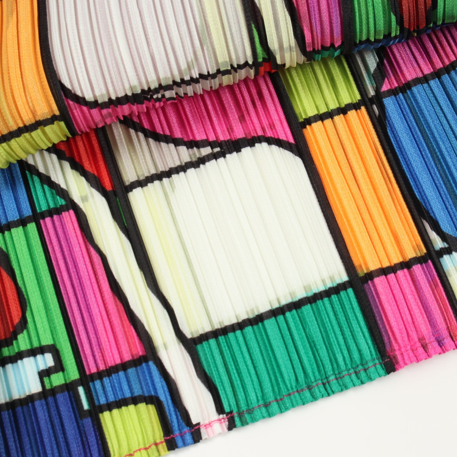 プリーツ LABORATORY ラボラトリー ノースリーブ ワンピース ホワイト マルチカラー プリーツプリーズ ワンピース PLEATS PLEASE