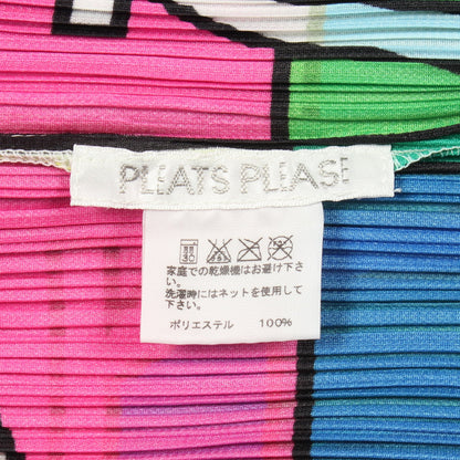 プリーツ LABORATORY ラボラトリー ノースリーブ ワンピース ホワイト マルチカラー プリーツプリーズ ワンピース PLEATS PLEASE