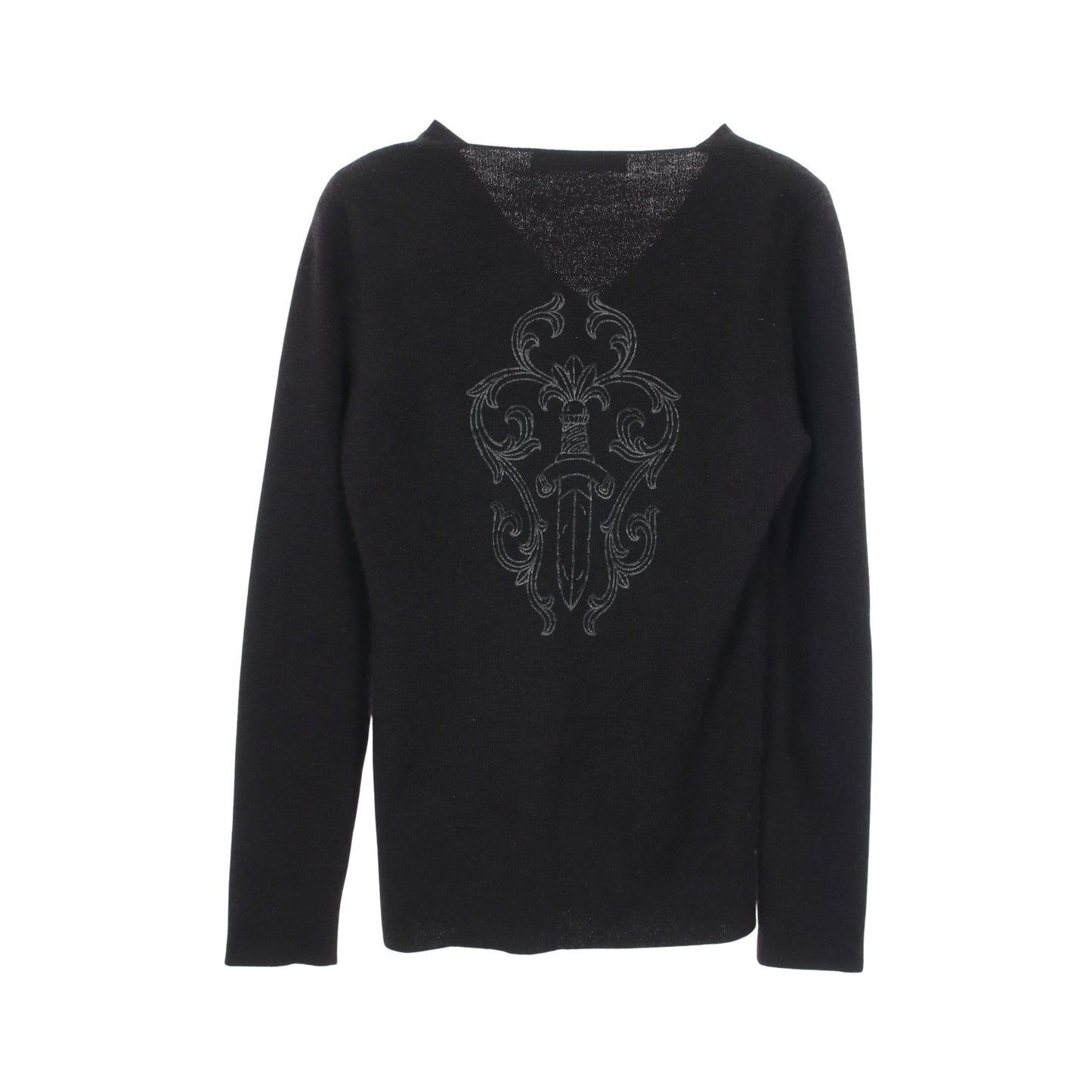 ヴァインダガー 長袖 ニット カシミヤ ブラック クロムハーツ トップス Chrome Hearts