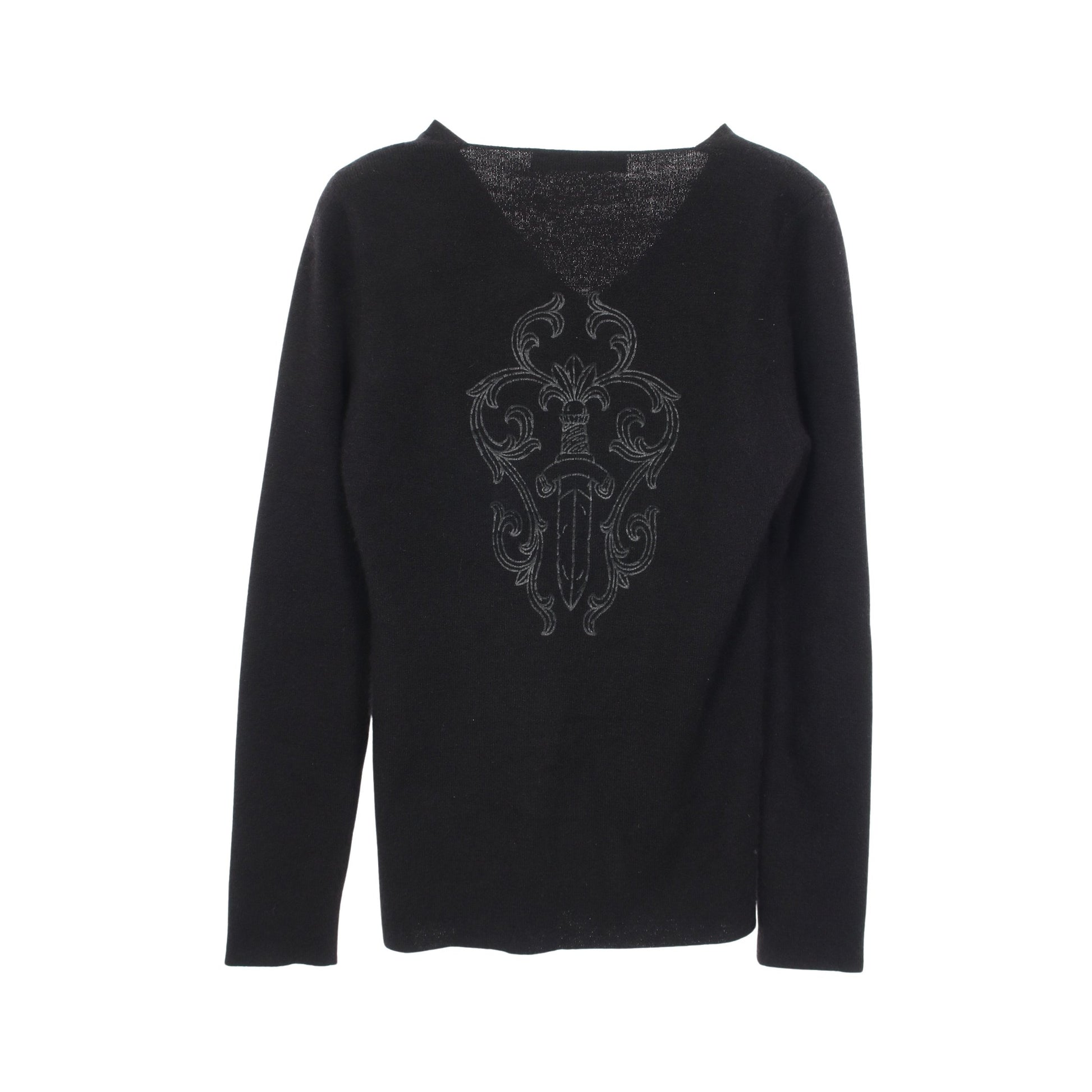 ヴァインダガー 長袖 ニット カシミヤ ブラック クロムハーツ トップス Chrome Hearts