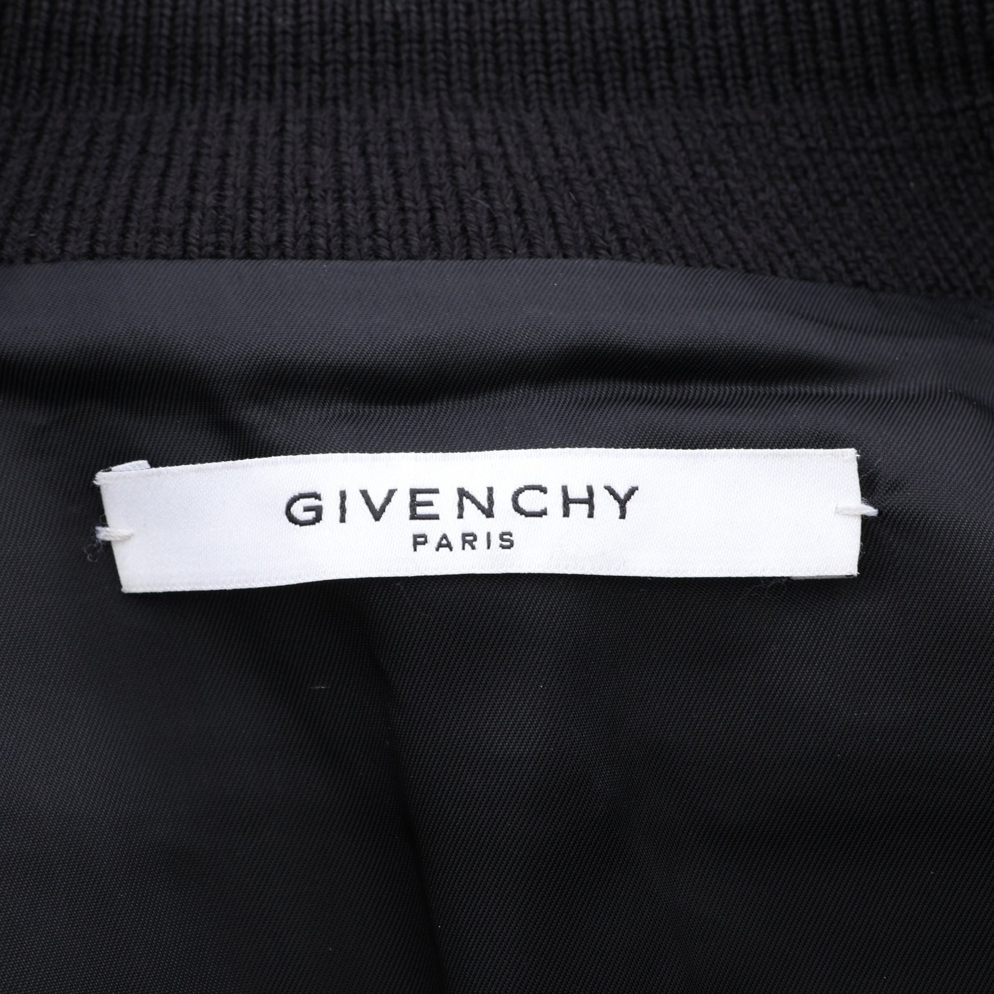 スターパッチ スタジャン レザー ウール ナイロン ブラック ホワイト ジバンシィ アウター GIVENCHY