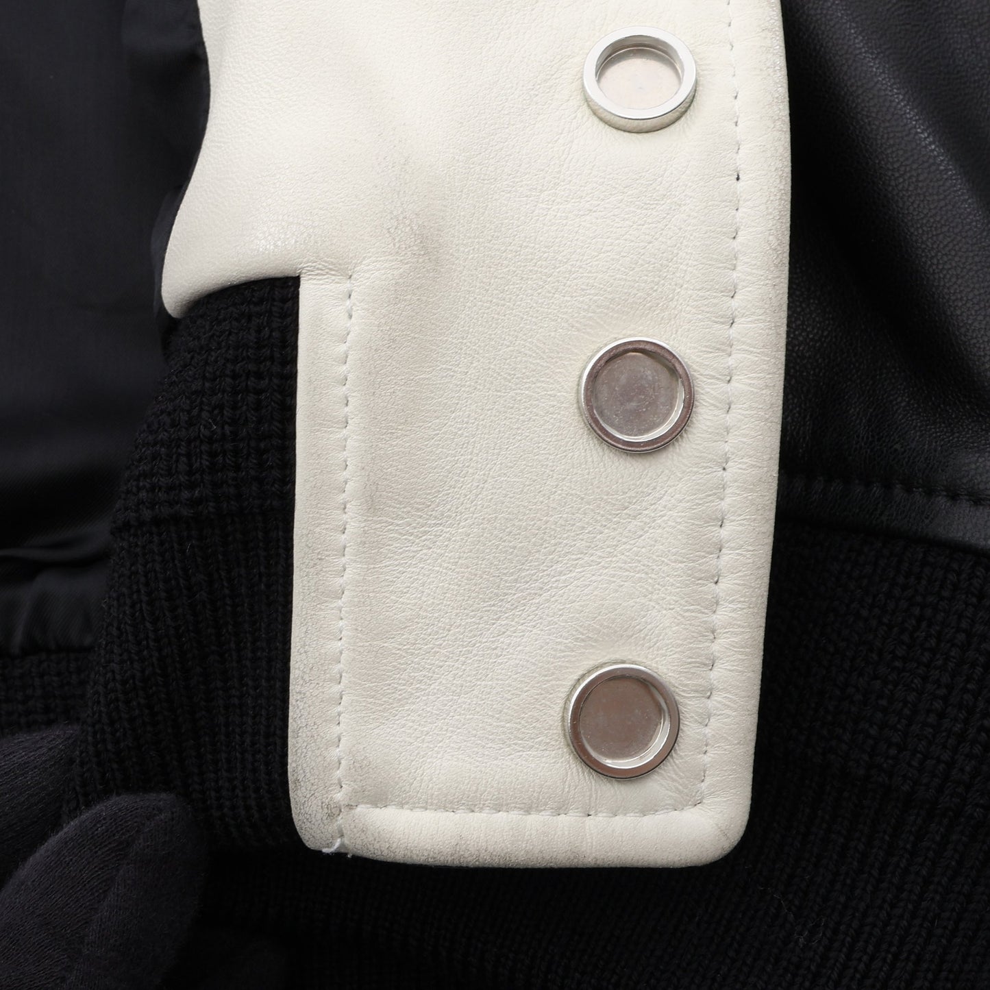 スターパッチ スタジャン レザー ウール ナイロン ブラック ホワイト ジバンシィ アウター GIVENCHY