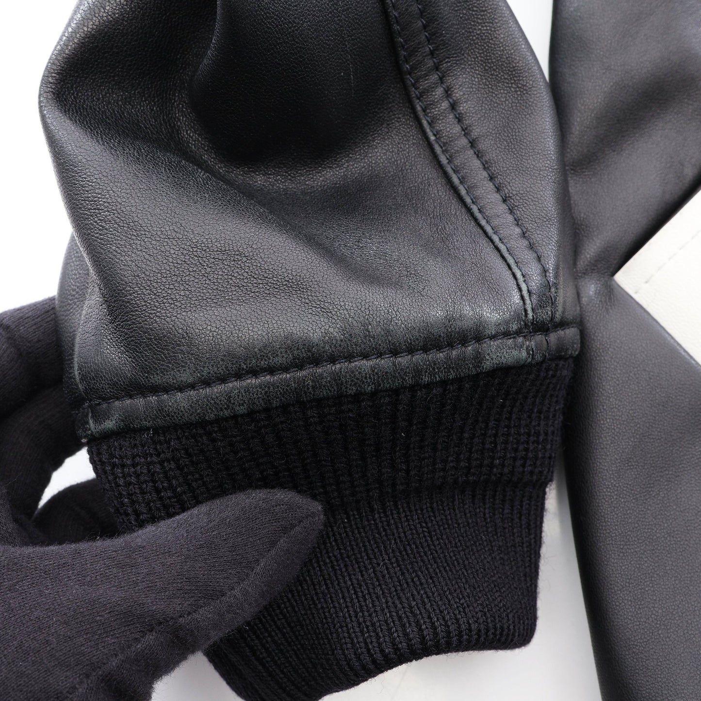 スターパッチ スタジャン レザー ウール ナイロン ブラック ホワイト ジバンシィ アウター GIVENCHY