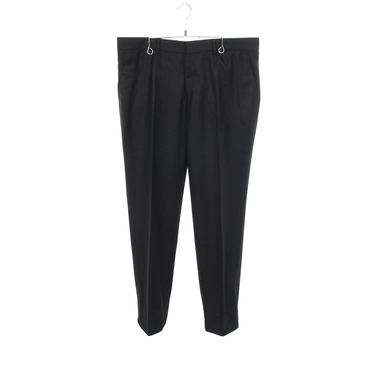 パンツ カシミヤ ブラック エルメス