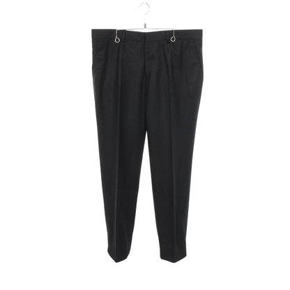 パンツ カシミヤ ブラック エルメス