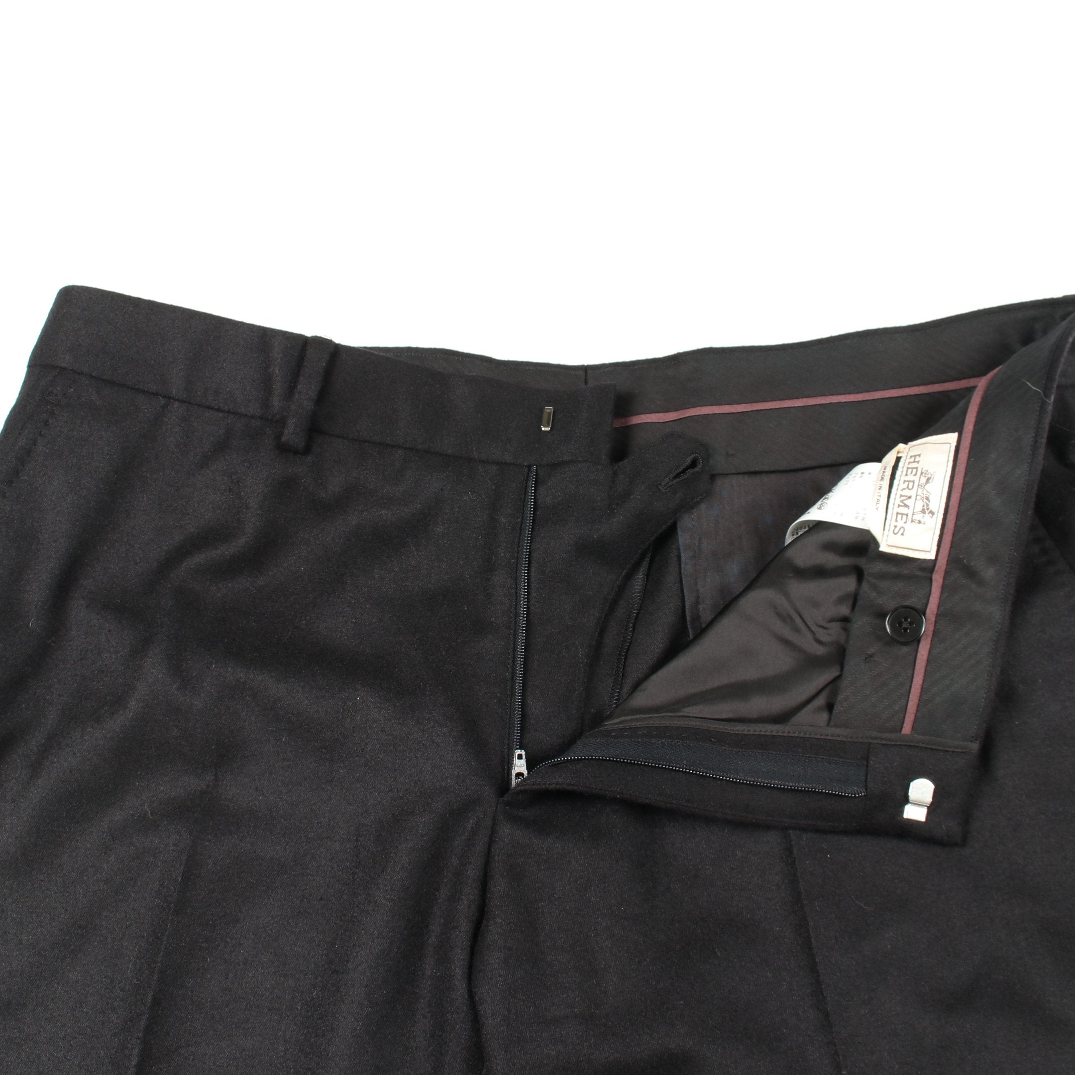 パンツ カシミヤ ブラック エルメス – RECLO