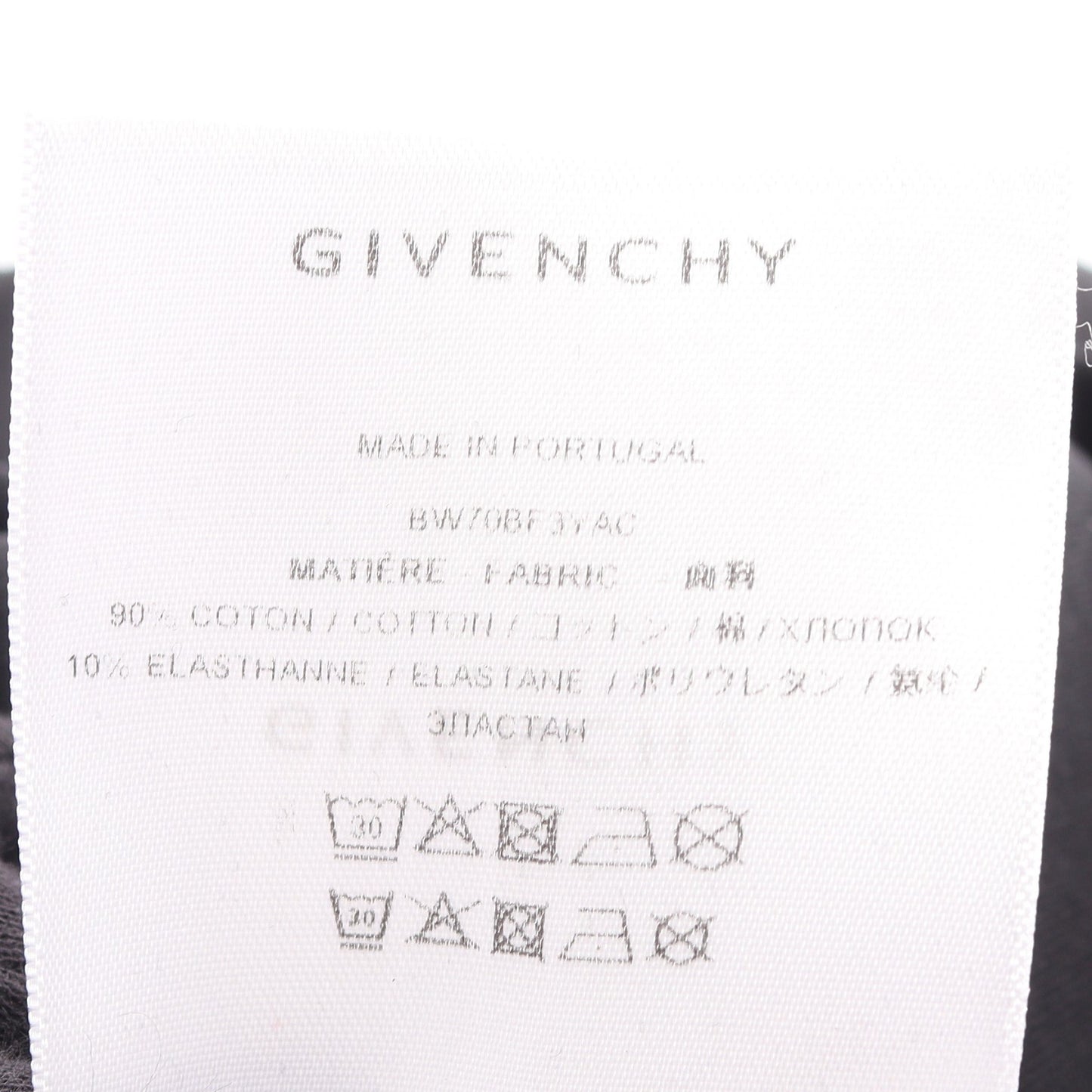 ロゴプリント 半袖Tシャツ コットン ブラック ホワイト ジバンシィ