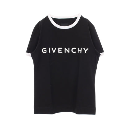 ロゴプリント 半袖Tシャツ コットン ブラック ホワイト ジバンシィ
