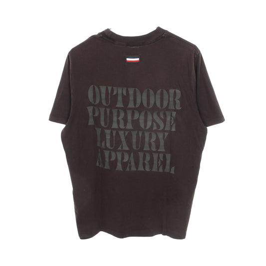 ロゴプリント 半袖Tシャツ コットン ブラック モンクレール トップス MONCLER