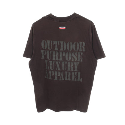 ロゴプリント 半袖Tシャツ コットン ブラック モンクレール