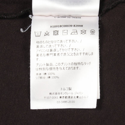 ロゴプリント 半袖Tシャツ コットン ブラック モンクレール