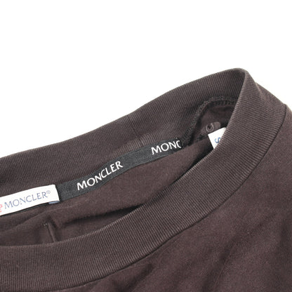 ロゴプリント 半袖Tシャツ コットン ブラック モンクレール