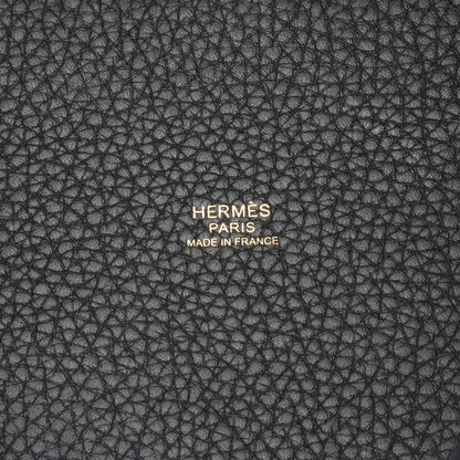 ピコタンロックPM ハンドバッグ トリヨンクレマンス ブラック ゴールド金具 U刻印 エルメス