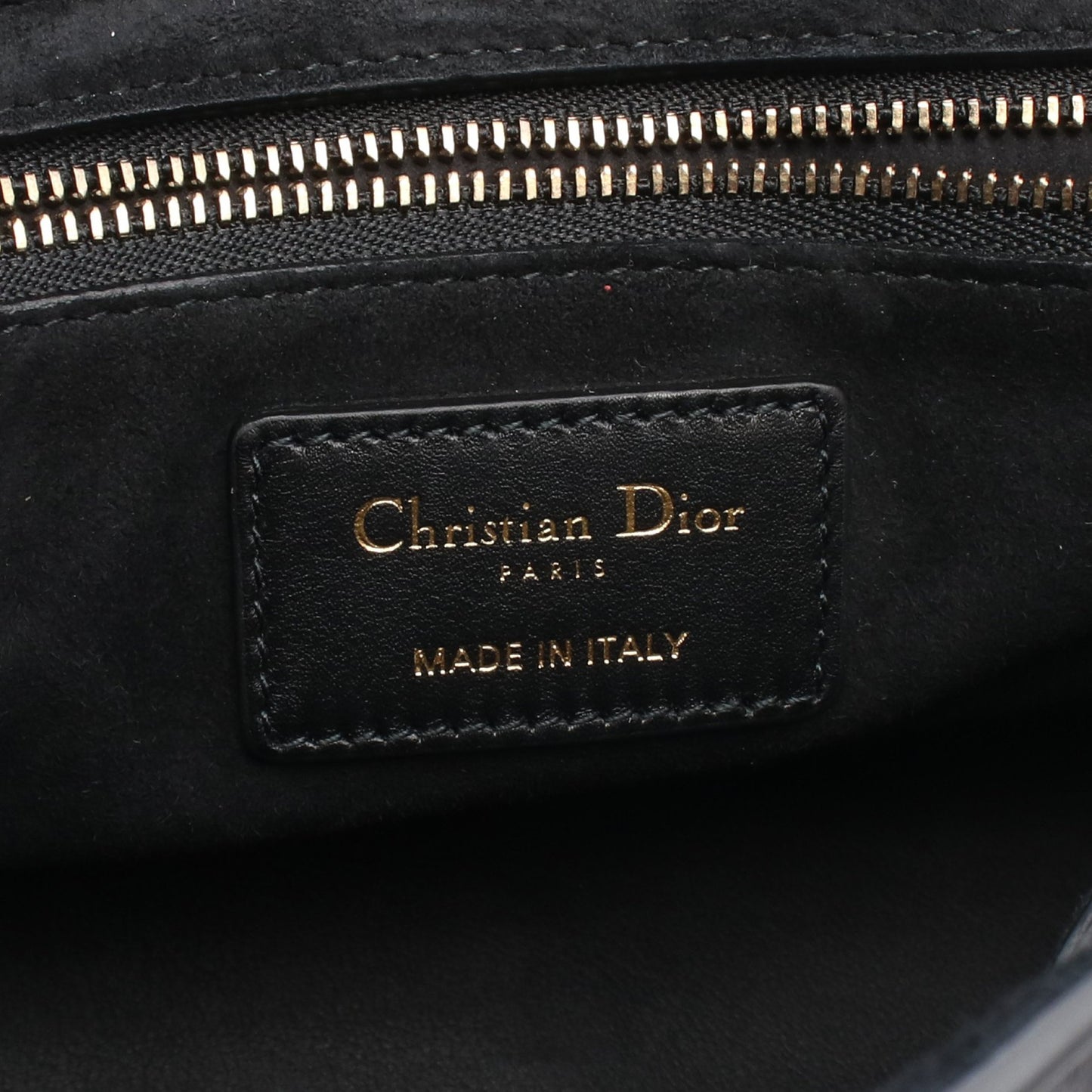 LADY DIOR レディディオール スタッズ 2WAY ハンドバッグ レザー ブラック クリスチャンディオール
