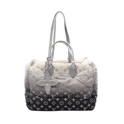 オンザゴーMM 2WAY LV SKI ショルダーバッグ トートバッグ ナイロン レザー グレー マルチカラー ルイヴィトン